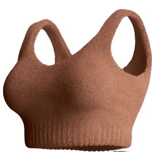 🆕WOT  MISSCOSY Mocha Crop Top